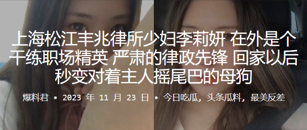 海松江.丰兆律.所少妇在外.是个干练.职场.精英严的肃.的律政.先锋回家以.后秒变.对着主人摇尾.巴的母狗